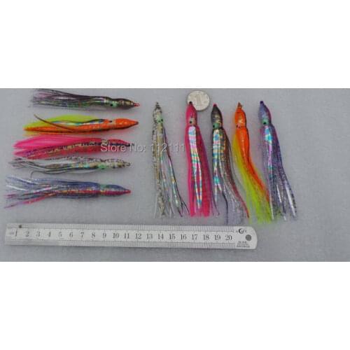 100pcs fishing lure ,octopus lure , squid jigs,big game bait lure