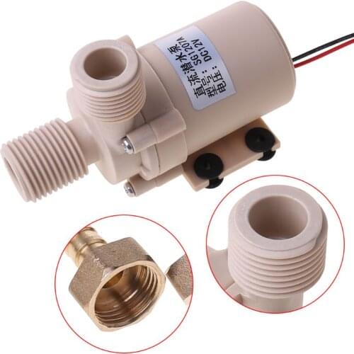 12V Solar Submersible Hot Water Pump Circulation 212° F Brushless Motor High Pressure 12V 3m Solar Hot Water Pump Set SG1207A