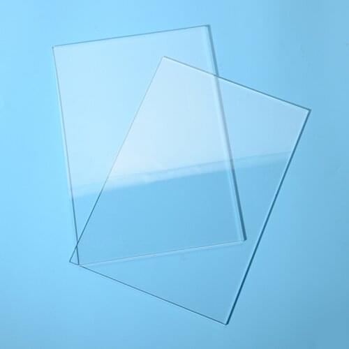 2pcs Replacement Acrylic Transparent Cutting Plates Pad About 155mm*225mm*3mm For Embossing Machine Board Mat Plate