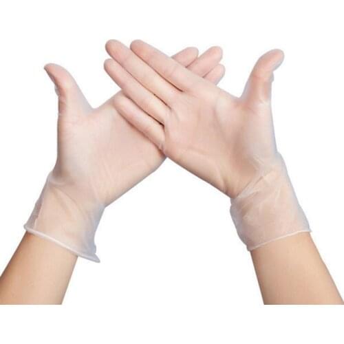 20PCS Food Grade Disposable Vinyl Gloves Anti-static PVC Gloves for Food Cleaning Cooking Restaurant Kitchen Accessories