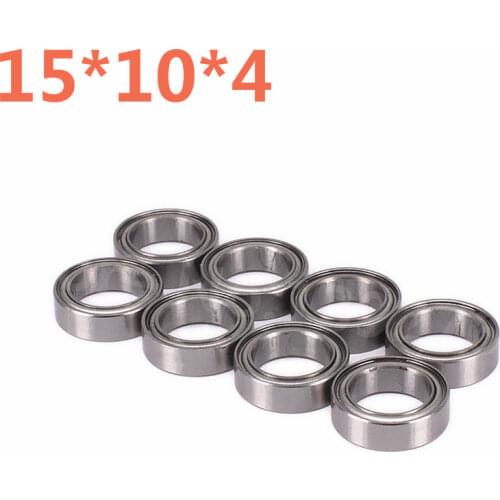 8pcs/lot Ball Bearing 15*10*4mm 8P HSP 02138 Himoto 31043 RC 1/10 Scale Models 4WD On/Off-Road Car Monster Truck