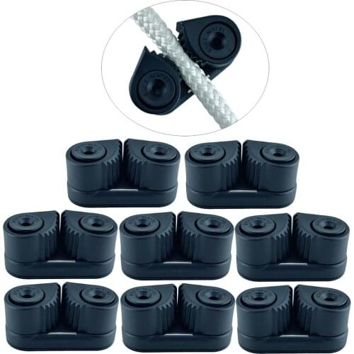 8x Composite Cam Cleat Boat Sailing Sailboat 2 Row Bearing Ball Cam Matic Cleats