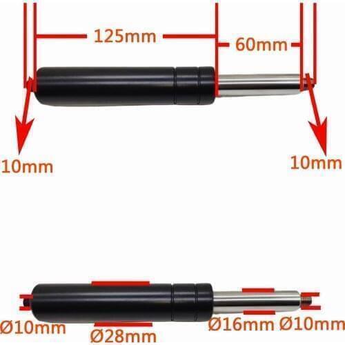 Auto Gas Spring 350LBS Strut Damper Gas Strut Shock Spring Lift Rod Prop Automotive M10
