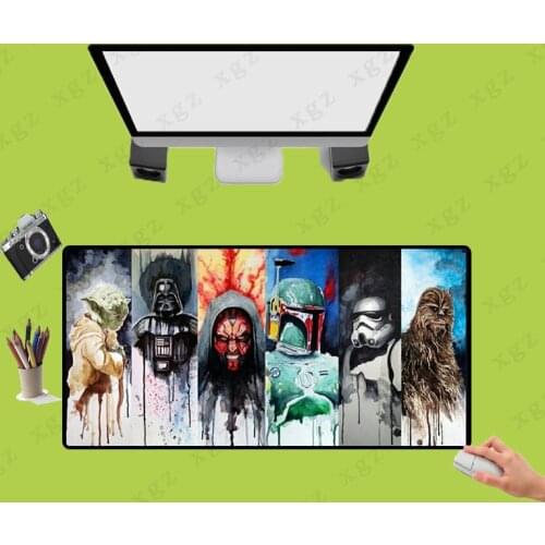 XGZ Bloody Design Pattern Large Gamer Mouse pads Gaming Mouse Pad Large Locking Edge Keyboard Table Cover for lol Dota Cs Go