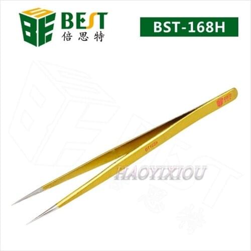 Wholesale Price Stainless Steel Eyelash Extension Tweezers BST-168H