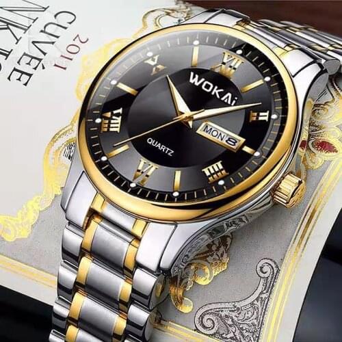 WOKAi DESIGN HighMineral Glass 40MM Ceramic GMT Mechanical Watches 30m Waterproof Classic Fashion Luxury Automatic Watch For Men