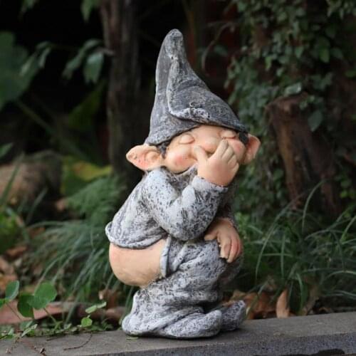 Display Mold Simulation Funny Gnome Toy Miniature Dwarf Figurine Statue Gardening Office Desktop Bedroom Decor Wacky Gift