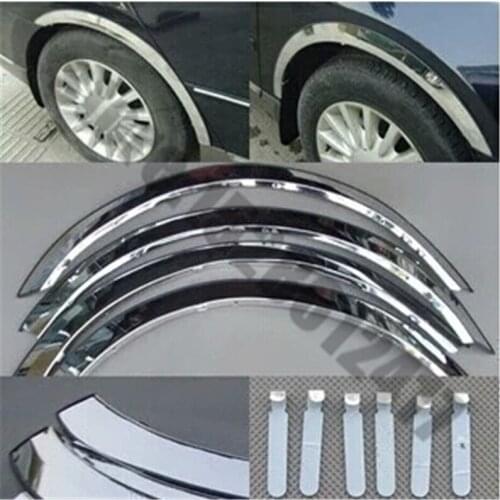 For Honda Accord 8th Generation 2008-2013 car styling high quality Stainless steel car wheel eyebrow trim strip trim