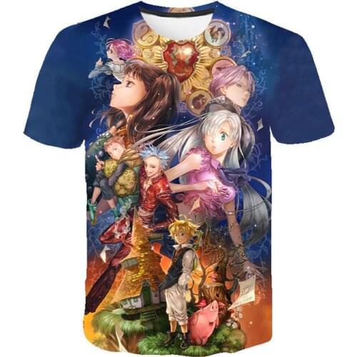 New Summer Fashion Game Escanor 3D Printed T-shirt Hip Hop Style Men Women Children Comfortable Short Sleeve Casual Top Tees