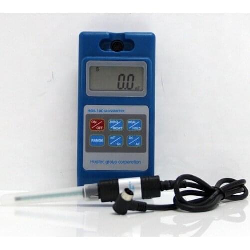 HUATEC Best-selling blue hand-held Digital gauss meter HGS-10C