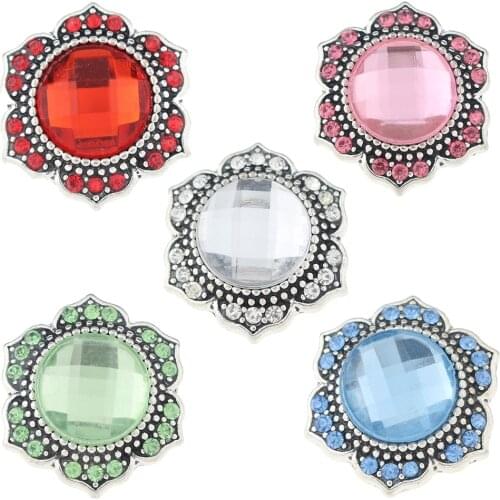 JaynaLee 18-20mm Metal Ginger Snap Button Fit Ginger Snaps Bracelets Jewelry for women men gifts GJS5208