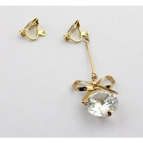 50pcs/Lot Ear Clip DIY Handmade Earrings Findings Jewelry Findings Parts Wholesale