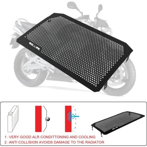 Hot Sell Motorcycle Radiator Grille Guard Cover Protector Fuel Tank Protection Net For SUZUKI GSR400 GSR600 GSR 400 600 06-12