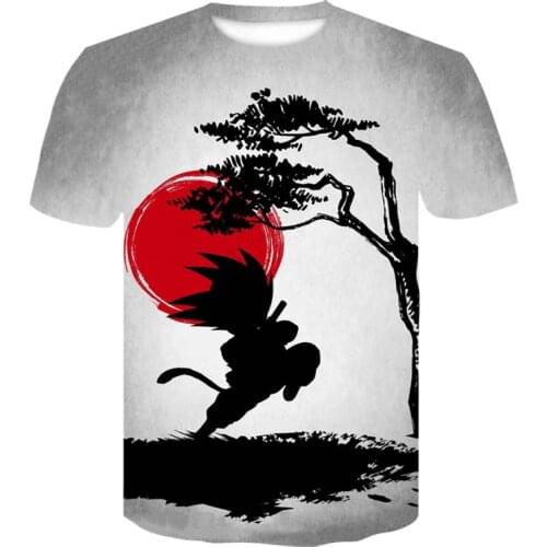 Men Women 2021 Summer New Creative 2021 Casual Ultra Instinct Son Goku 3D T Shirts Boy Tops Tees Unisex Casual Anime T Shirts