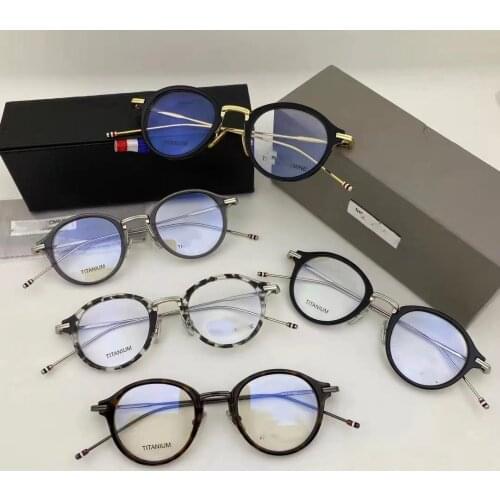 2021 Thom Brand TB908 Titanium Glasses Frame Men Women Retro Round Circle Prescription Eyeglasses Myopia Optical Eyewear Oculos