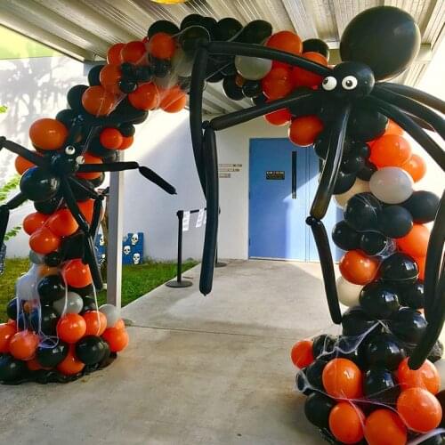 Inflatable Halloween Archway Garland Arch kit 175PCS with Spider for Halloween Party Outdoor Lawn Family Decoration Kids Toys
