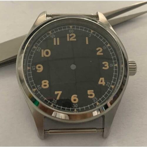 Nh35 Case + dial accessories sapphire glass 316L steel case suitable for Japanese nh35 movement