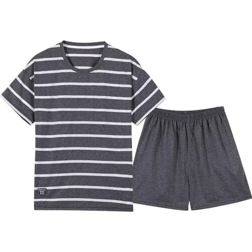 Couple Summer Pajamas Short-sleeved Shorts Casual Sleeves For Men And Women Large Size Can Wear Korean Home Clothes