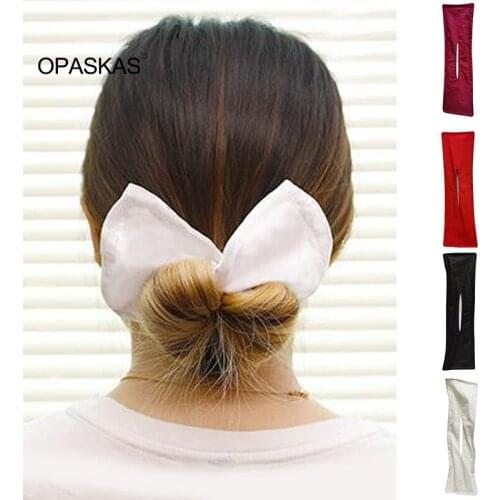 Hair Bun Maker Flexible Deft Bun Donut Twister Hair Band Strong Reusable Bun Must-have Tool Hair Accessories PT