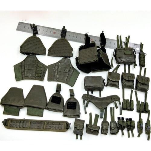 EASY&SIMPLE ES 1/6 Scale 27002 Forced Corps Yuri Bodybuilding Kneepad solid boot one-piece suit a full set of chest bags model