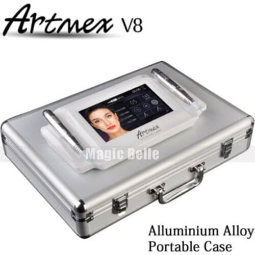 Tattoo professional permanent makeup machine for eyebrow Artmex V8 7 inch glass touch screen MTS + PMU digital