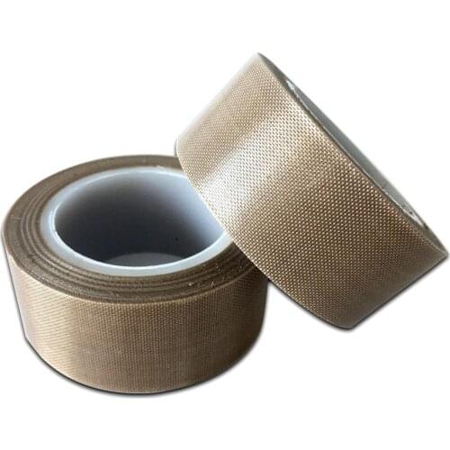 5PCS 10M Long Multipurp PTFE tape resistant high temperature adhesive cloth insulation T0.13mm vacuum sealing machine PTFE