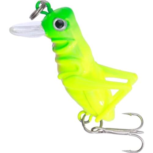 1 x Insect Grasshopper Cricket Hardbody Lures Crankbaits for Bream Bass Fishing Tackles