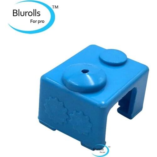 1 Pcs V6 Heater Block Fixings Silicone Insulation Sock for E-3-D V6 Thermistor Clamping SILICONE HEATER BLOCK COVER