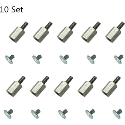 10 Set Hand Tool Mounting Kits Stand Off Screw Hex Nut for MSI M.2 SSD Motherboard