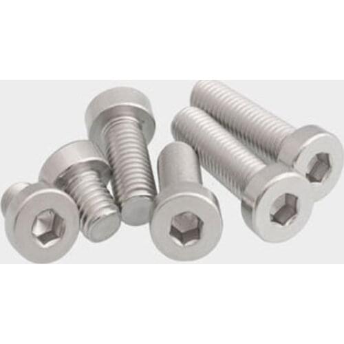 50pcs 20pcs 10pcs 5pcs 304ss Din7984 M3 M4 M5 M6 M8 M10 Hexagon Socket Thin Low Short Head Cap Screw