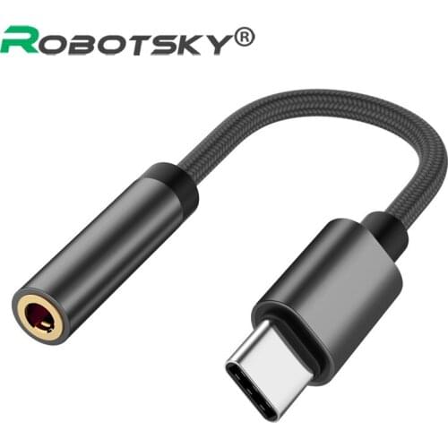 Type C USB to 3.5mm Earphone Adapter AUX Audio Cable Adapter For Xiaomi LG Nexus Nokia For Huawei P20 Samsung S20 USBC Adapter