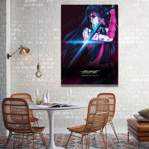 Anime Akame ga KILL! Poster Pictures Home Manga Decoration Paintings Canvas HD Prints Wall Art Modular Living Room