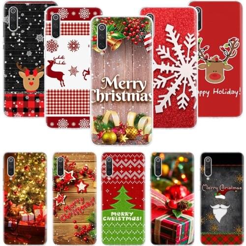 Merry Christmas gift New Year reindeer Phone Case For Xiaomi Mi Note 10 11 9 8 10T 9T CC9 A1 A2 A3 5X 6X Pocophone F1 X3 F2 Pro
