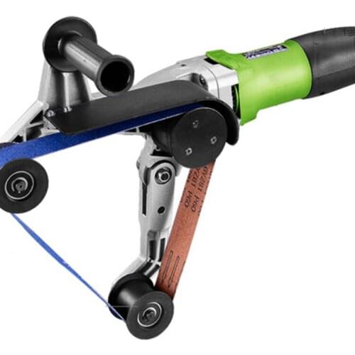 Electric Stainless Steel Tube Polisher Handheld Pipe Polishing Finishing Belt sander 110V/220V