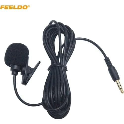 FEELDO 10pcs Car GPS Microphone Kit Clip Mount For Car Interior Handsfree Calls#2275