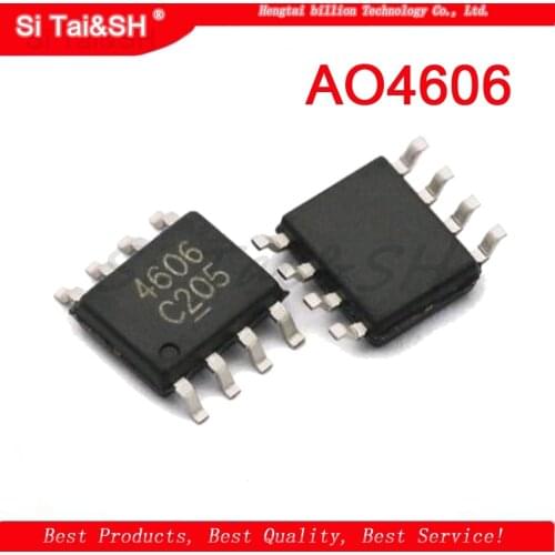 10PCS AO4606 MT4606 SI4606 STC4606 N+PMOS SOP8 integrated circuit molewei