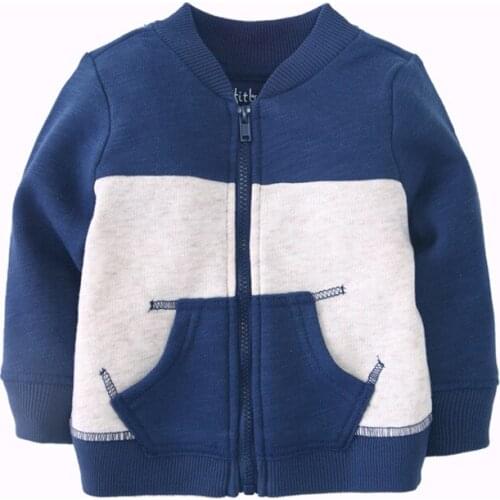 Newborns Jackets 2019 Autumn New Baby Boys Clothes Kids Long Sleeve Jacket Coats Toddler Girl Casual Hoodies Coats 1-4 Years