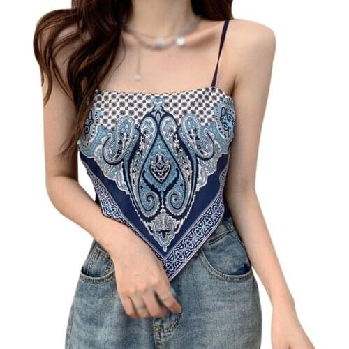 Summer Women Irregular Crafted Vest Female Wear Sexy Belly Pocket Tube Tank Top