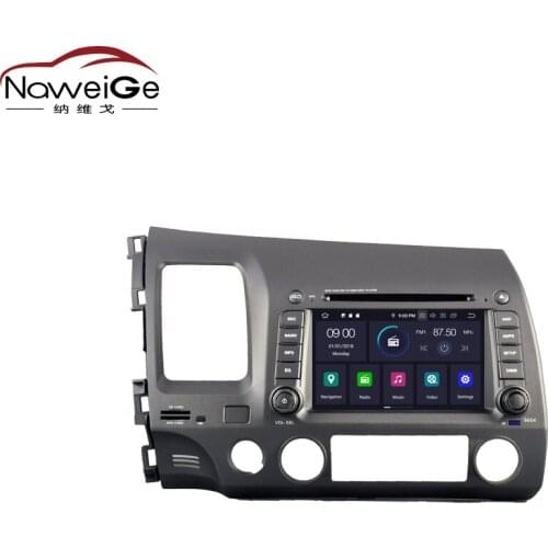 NaweiGe 7Inch Android Octa core 9.0 PX5 4+32GB Car dvd for Honda Civic 2006-2011 Autoradio GPS Navigation Car Multimedia Player
