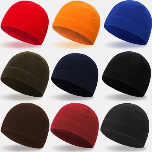 Autumn Winter Warm Fleece Cap Men Women Outdoor Thermal Skiing Cycling Fishing Hiking Sport Windproof Hat Army Fan Tactical Caps