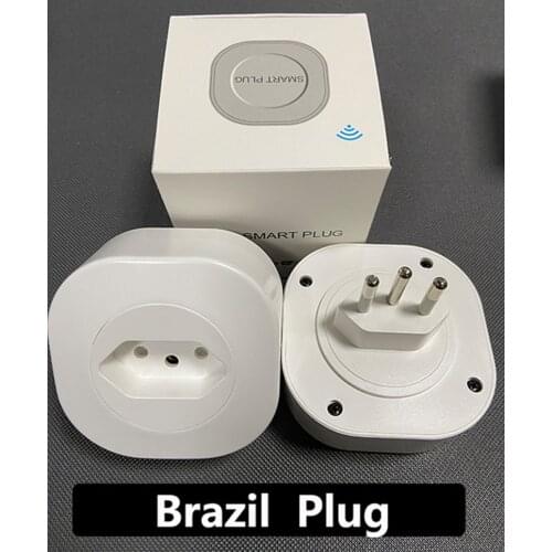Brazil Wifi Smart Plug 16A Smart Socket EU Plug With Timer Power Monitor SmartLife APP Voice Control Works For Google Home Alexa