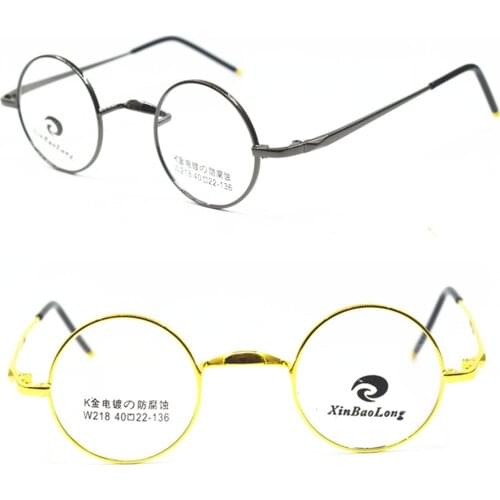 Vintage 40mm Small Round Eyeglass Frames Full Rim Glasses Rx able Men Women Myopia Unisex