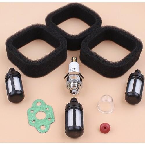 Air Filter Fuel Filters Spark Plug Repair Kit fit KAWASAKI TH23D TH26D TH23 TH26 TJ27 Trimmer Brushcutter Spare Parts