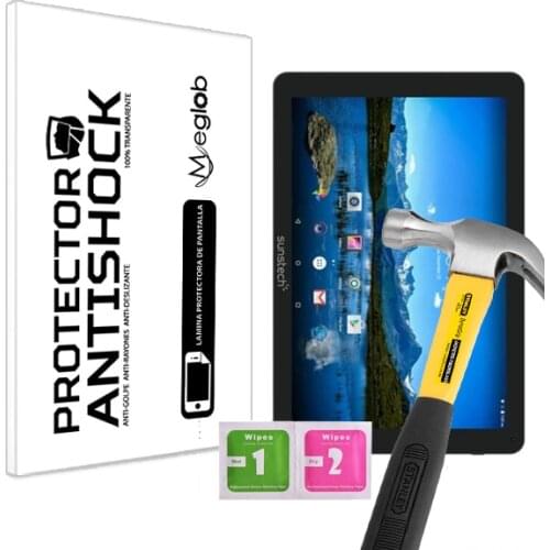 Screen protector Anti-Shock Anti-scratch Anti-Shatter compatible with Tablet Sunstech TAB109QCBT