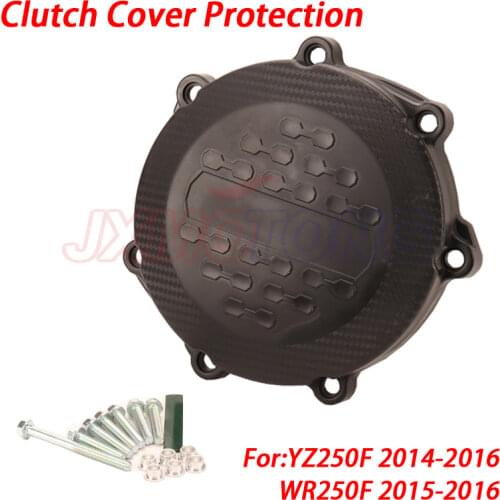 Motorcycle Clutch Cover Protection Cover Fit For YZ250F 2014 2015 2016 WR250F 2015 2016 free shipping