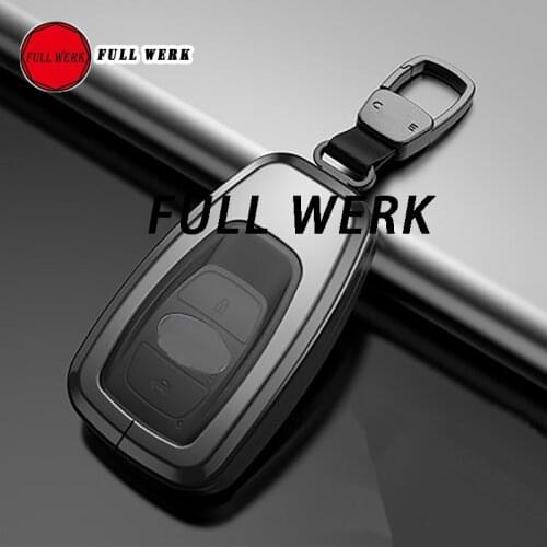 1 pc Alu Alloy TPU Film Car Key Case Cover Cap Wallet Pocket Full Wraped Protector for Subaru Forester 19 20 21 XV Legacy Outbac