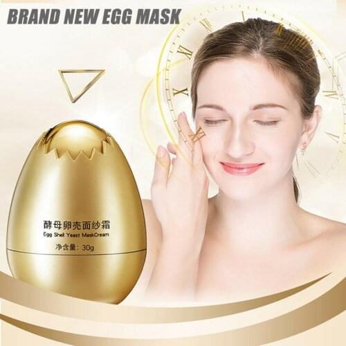 1/2/4 Pcs Cute Egg Shell Yeast Mask Cream Peel-Off Facial Creams Nourish Moisturizing for Skin Care Face Care Facial care