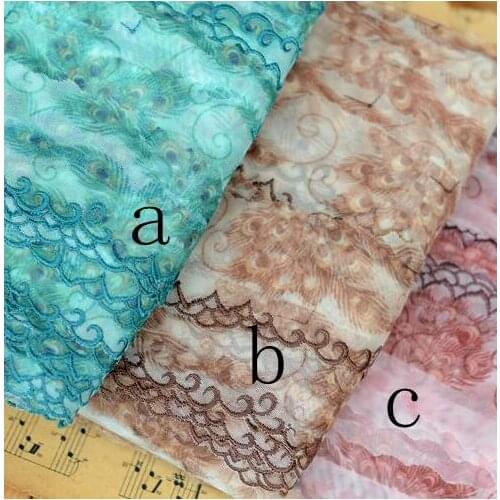 3 Meters New Arrival Pretty Colorful Lace Fabric 5cm Width DIY Garment Accessories Wedding Lace Material Hot Sale