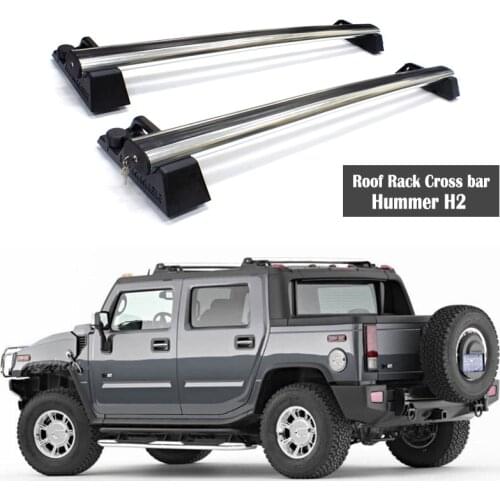 Aluminum Alloy Roof Rack For Hummer H2 2003-2021 Rails Bar Luggage Carrier Bars top Cross bar Rack Rail Boxes