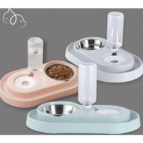 Dog Water Bottle Bowl Dog Waterer and Feeder Plastic Water Bowl for Puppy Cat Feeder Bowl Drinker Drinker Pet Treats Accessories